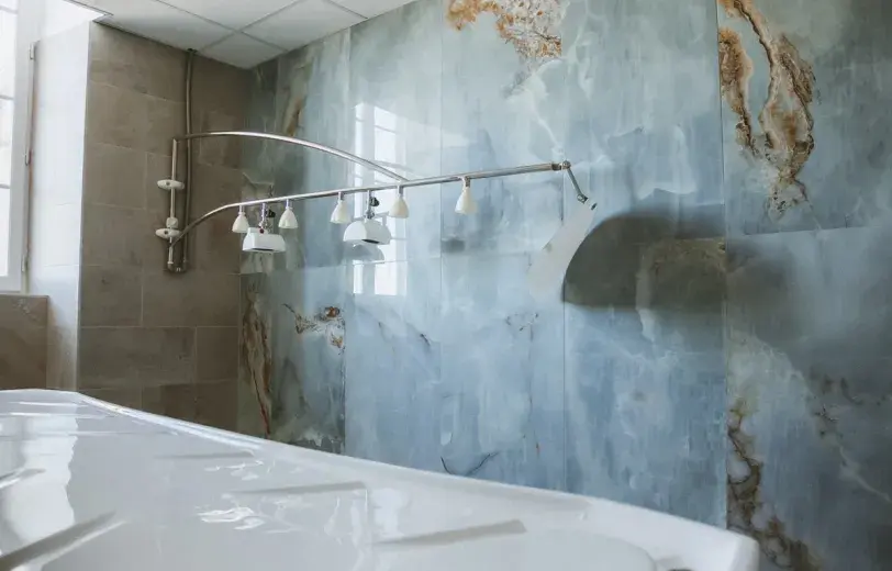 Berceau de la Source douche sous affusion