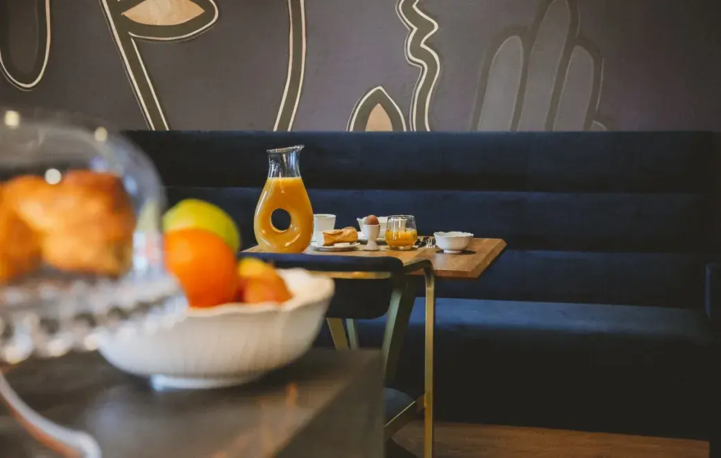 Berceau de la Source salle du petit déjeuner